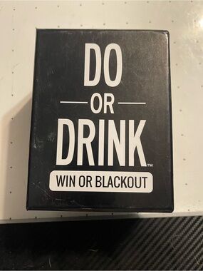Do or Drink: Win or Blackout Card Game